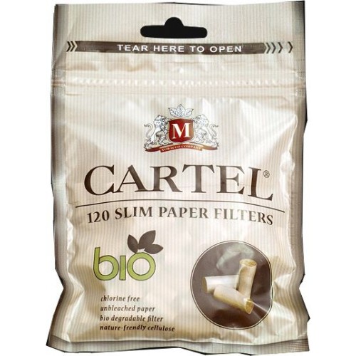 CARTEL Bio Slim 6/15mm 120 - filtre pentru rulat tigari