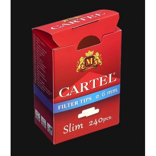 CARTEL-Slim- 240Buc -  Filtre- Pentru- Rulat -Tigari