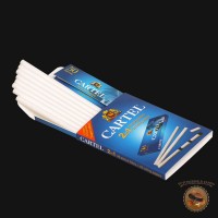 CARTEL Pre-Cut Blue Super Slim 5,3mm - Filtre Pentru Rulat Tigari  48 Buc + Foite Cartel Blue 50 Buc