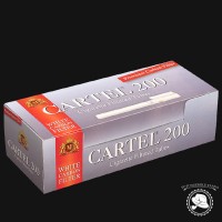 Tuburi tigari Cartel Carbon White 200