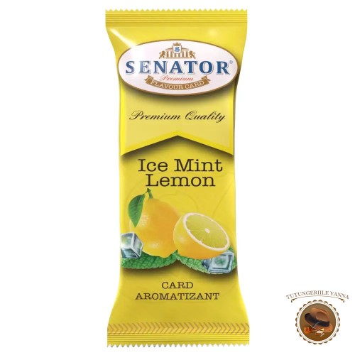 Senator Ice Lemon Mint - Card aromatizant pentru tutun/tigarete