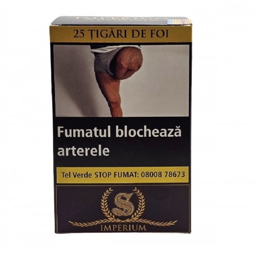 Senator Imperium 245g (25) - Tigari de foi Fara Filtru