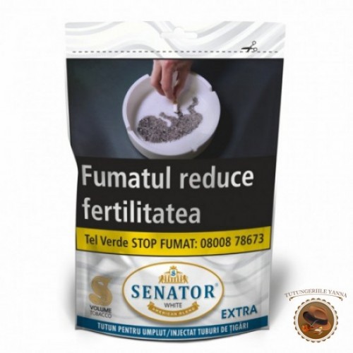 Senator White Extra 80g - tutun pentru injectat