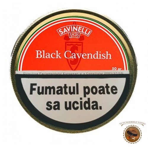 TUTUN PIPA SAVINELLI BLACK CAVENDISH 50G