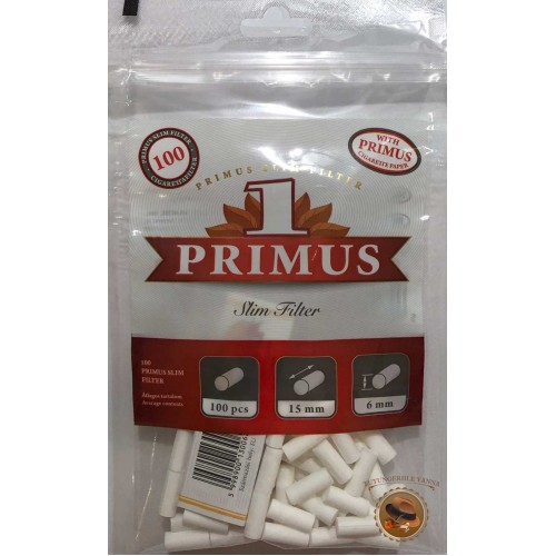 PRIMUS slim - filtre pentru rulat tigari + 50 foite primus incluse