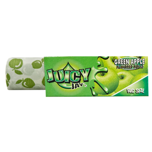 Juicy Jay’s- Green- Apple-  Rola - Foite -aromate- pentru- rulat -tutun/tigari