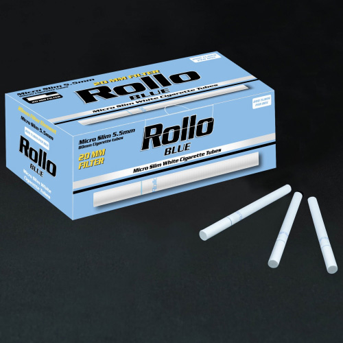 Rollo-Micro-Slim-Blue-200-tuburi-tigari-pentru-injectat-tutun