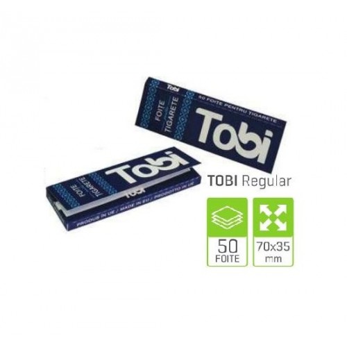 Tobi Blue 70mm - foite pentru rulat tutun/tigari